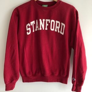 Champion Stanford Crewneck Sweatshirt - Size Small